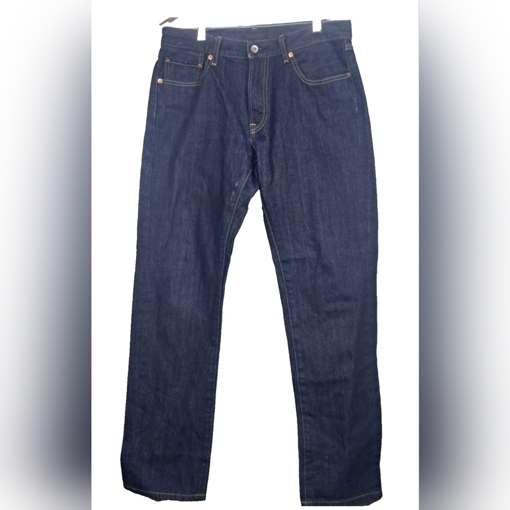 UNIQLO Mens Blue Denim Jeans 32 x 34 Relaxed Fit - Preowned